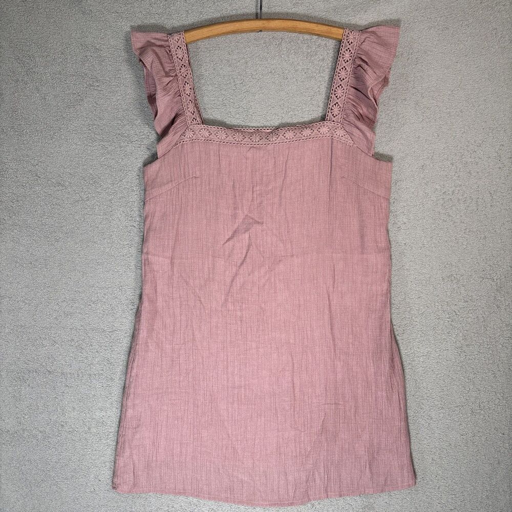 Lulus‎ Country Charm Women’s Mini Dress Size M Dusty Rose Cottagecore Coquette